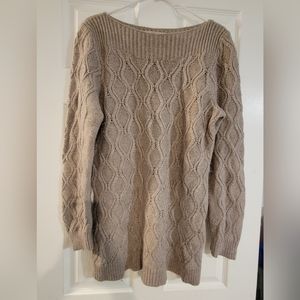 Loft Sweater XL Tan/ Brown